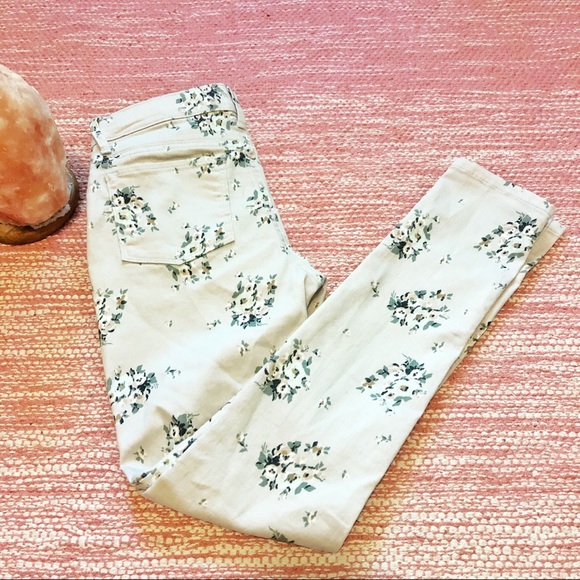 Old Navy Other - Old Navy | Floral Gray Rockstar Jeggings Girls 12